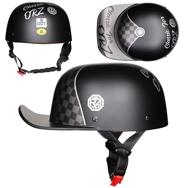 Vintage Retro Motorcycle Half Face Helmets for All Ages