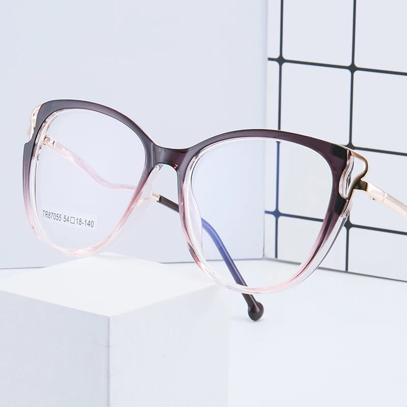Stylish Handmade Cat Eye Prescription Glasses for Women
