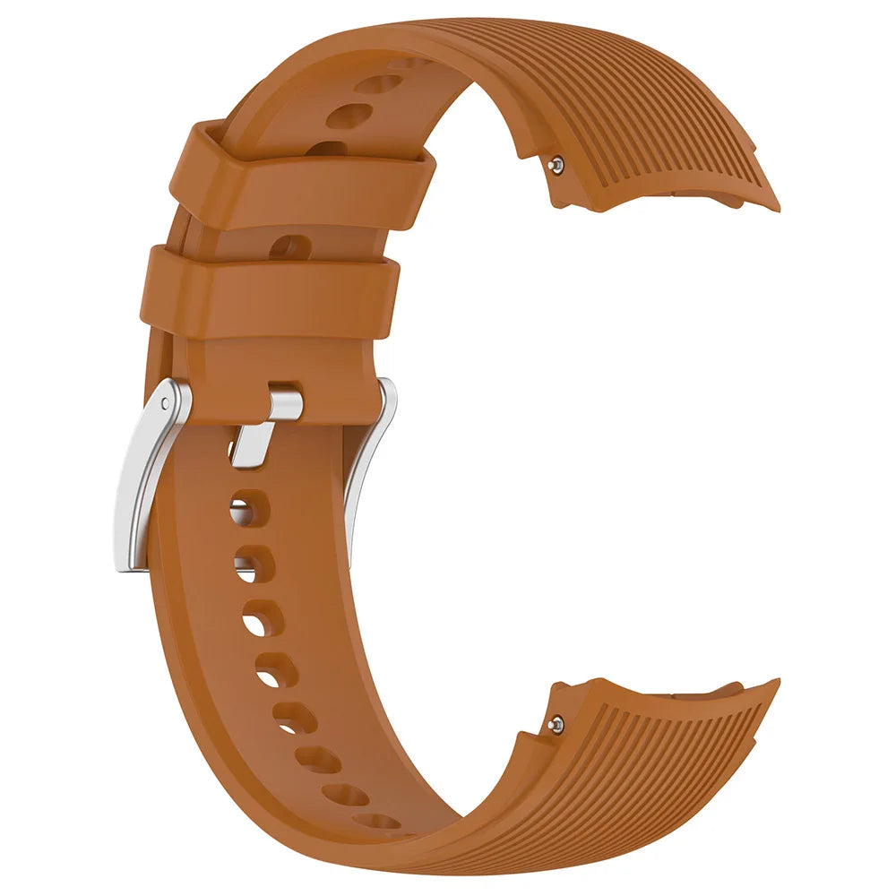 No-Gap Silicone Watch Band | Comfort Fit Sport Strap for Smartwatches