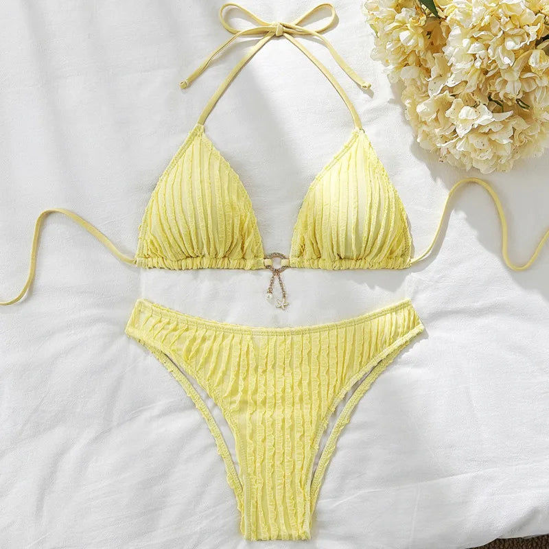 Elegant Summer Bikinis Set | Stylish Women's Swimwear Collection