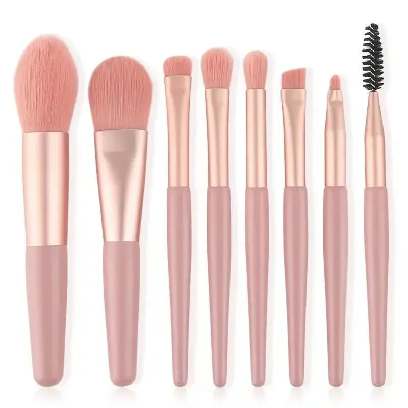 8PCS Professional Makeup Brush Set | Flawless Application Tools