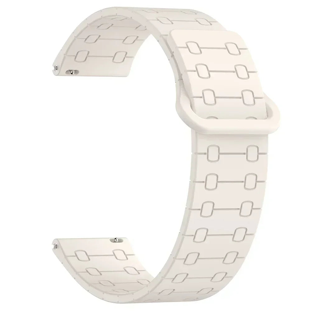 22mm Magnetic Silicone Strap | Versatile Sports Band Bracelet