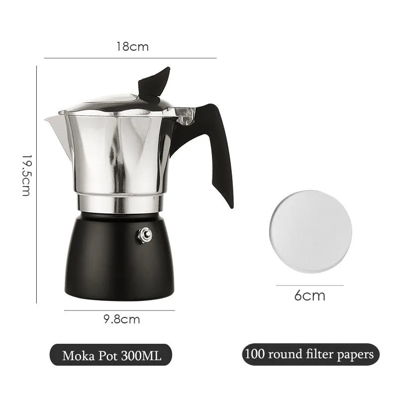 Colourful Moka Pot Set | Classic Espresso Maker for Outdoor Use