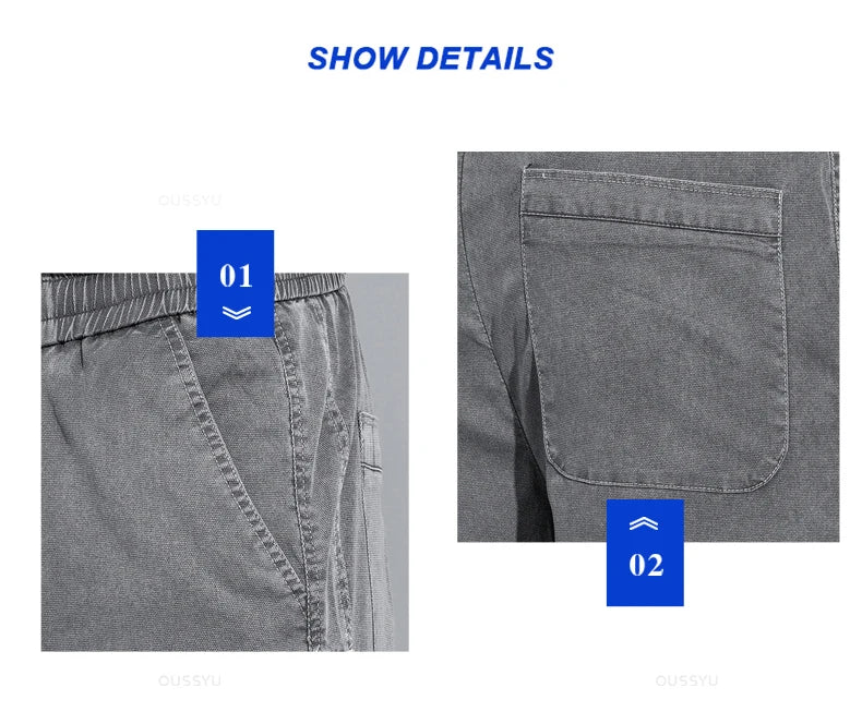 Men's Summer Loose Fit Soft Lyocell Jeans | Casual Comfort Trousers