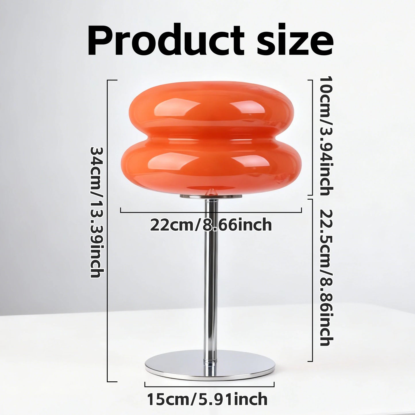 Trichromatic Dimming Glass Table Lamp | Eye Protection Night Light