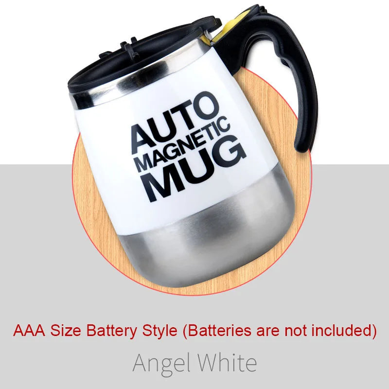 Taza eléctrica autoagitadora | Mezclador inteligente para café y leche