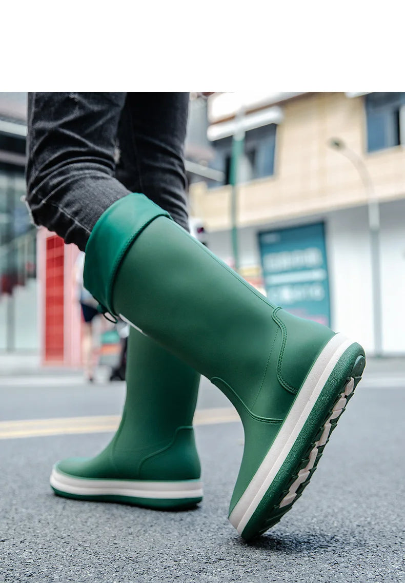 Waterproof Rubber Boots for Men and Women | Couples Rain Shoes