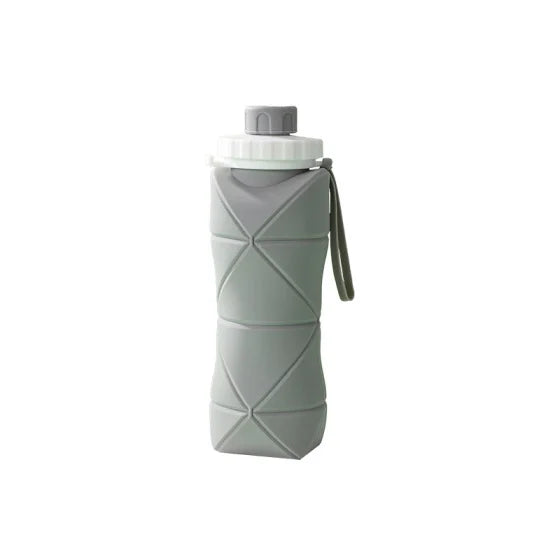 600ml Portable Folding Silicone Water Bottle | Ideal for Outdoor Activities