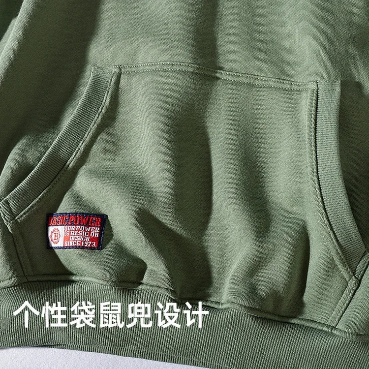 Men's Fashionable Hooded Pullover | Cozy Multi-Color Sports Top