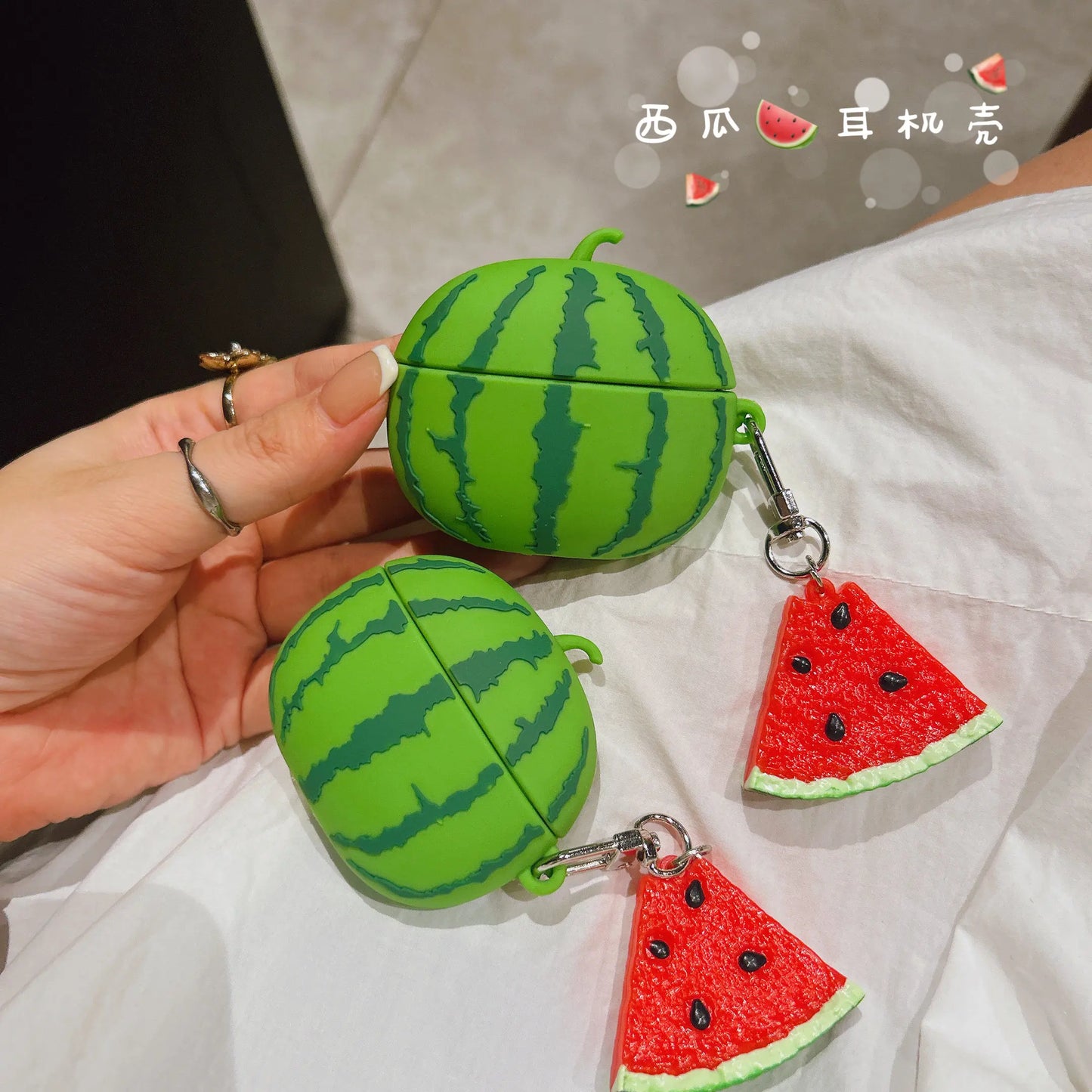 Cute 3D Watermelon Earpods Case | Stylish Earphone Protection