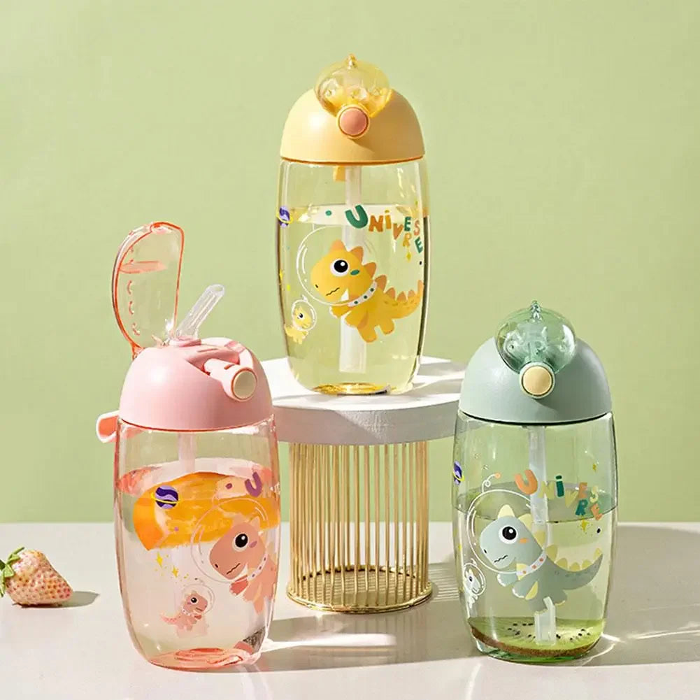 Children's Cartoon Dinosaur Water Bottle | Fun & Portable Sippy Cup