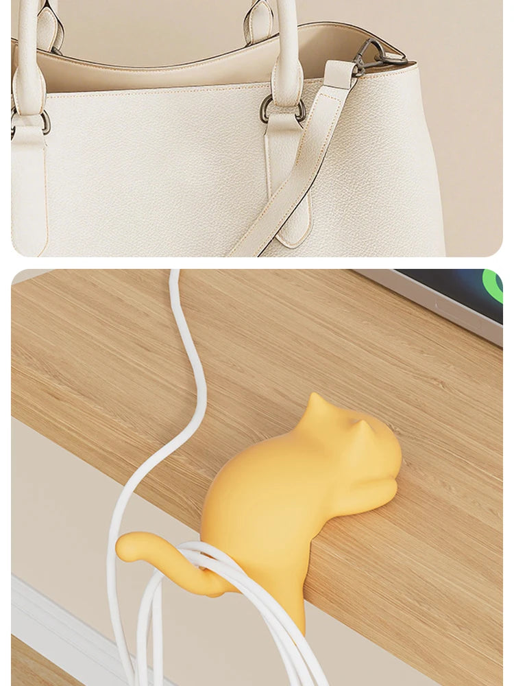Multipurpose Office Hooks | Stylish Desk Organizer for Cables & Keys