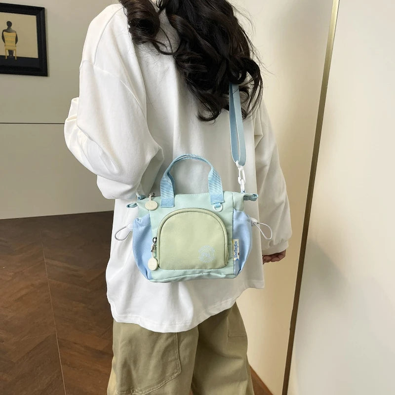 Elegante Bolso de Hombro Color Block | Bandolera Versátil para Mujer