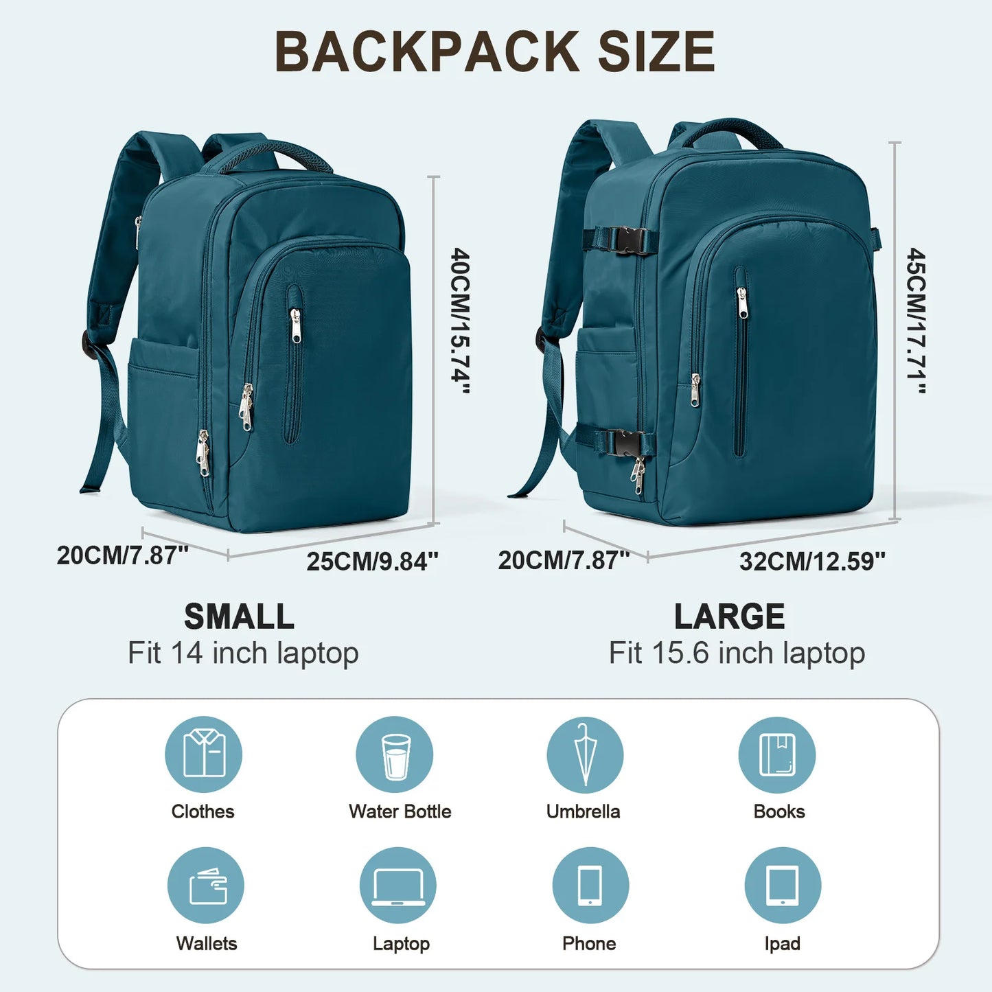 Large Capacity Travel Backpack for Men & Women | Versatile Carry-On