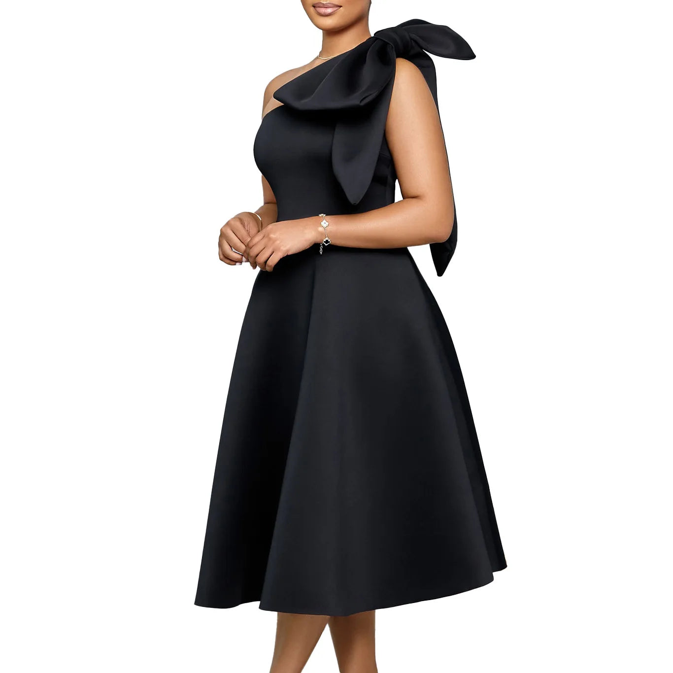 Elegant One Shoulder Dress for Women | Luxurious Summer Fashion