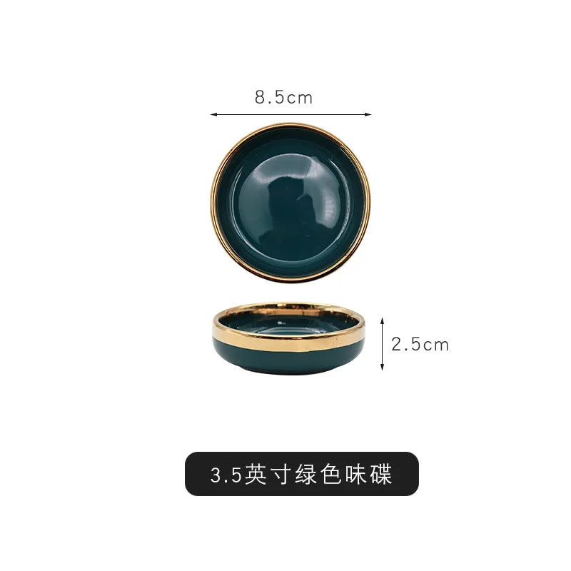 Elegant Ceramic Small Dishes for Sauces | Perfect Dining Accessory