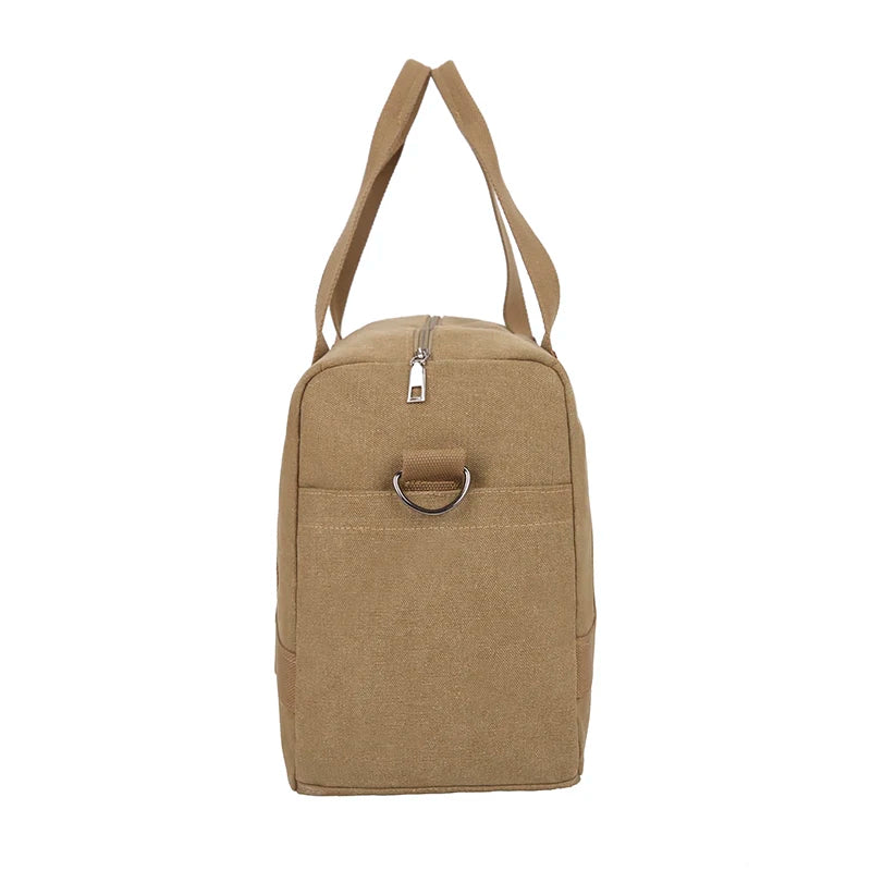 Men's Versatile Canvas Travel Bag | Large Capacity Weekend Duffel