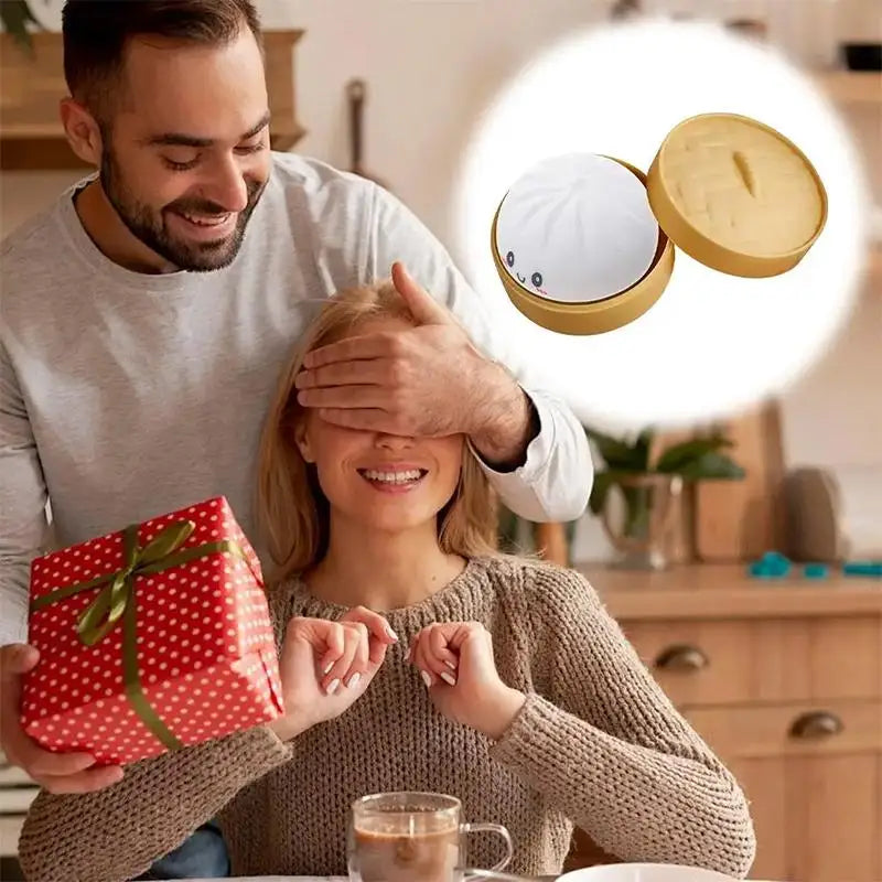 Giant Dumpling Toys Anxiety Relief Fidget Toy Simulation Food Steamed Stuffed Bun Soft Squeeze Decompression Dough Toy
