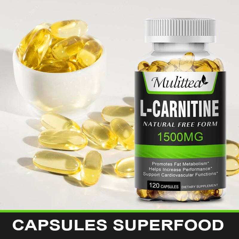 L-Carnitine Capsules for Fat Burning & Enhanced Focus