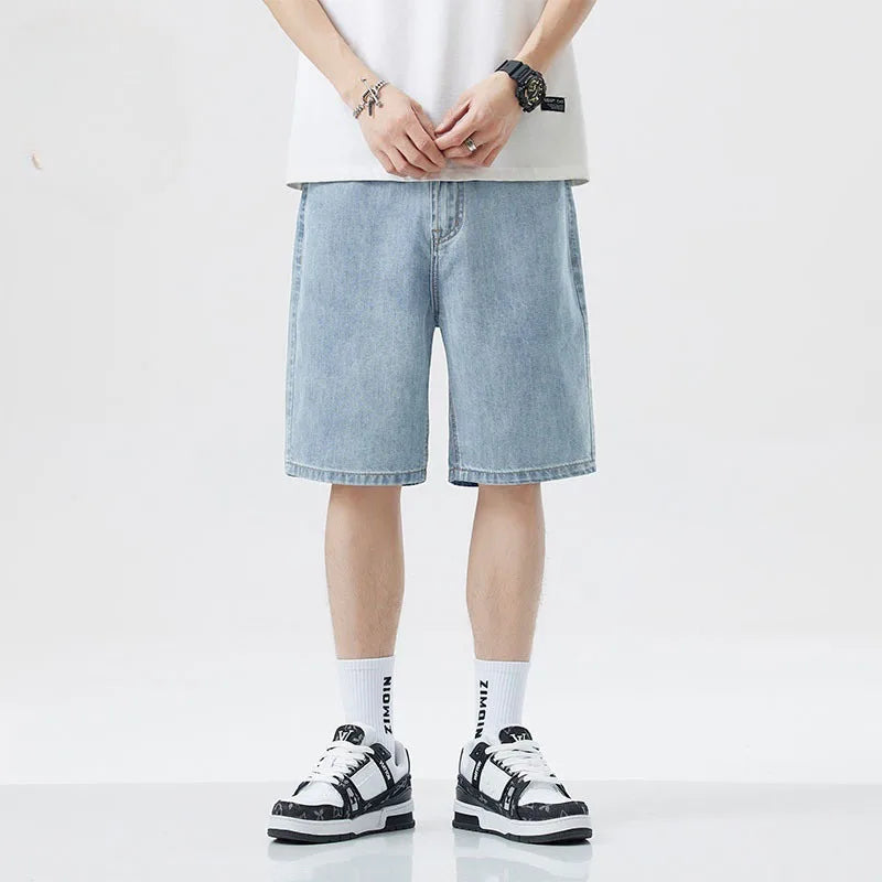 Men's Casual Knee Length Denim Shorts | Stylish Summer Bottoms