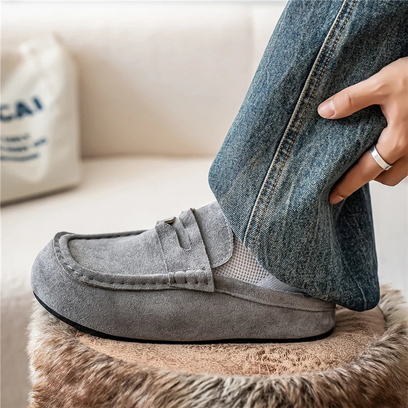 Comfortable Men's Casual Leather Loafers | Perfect for Driving