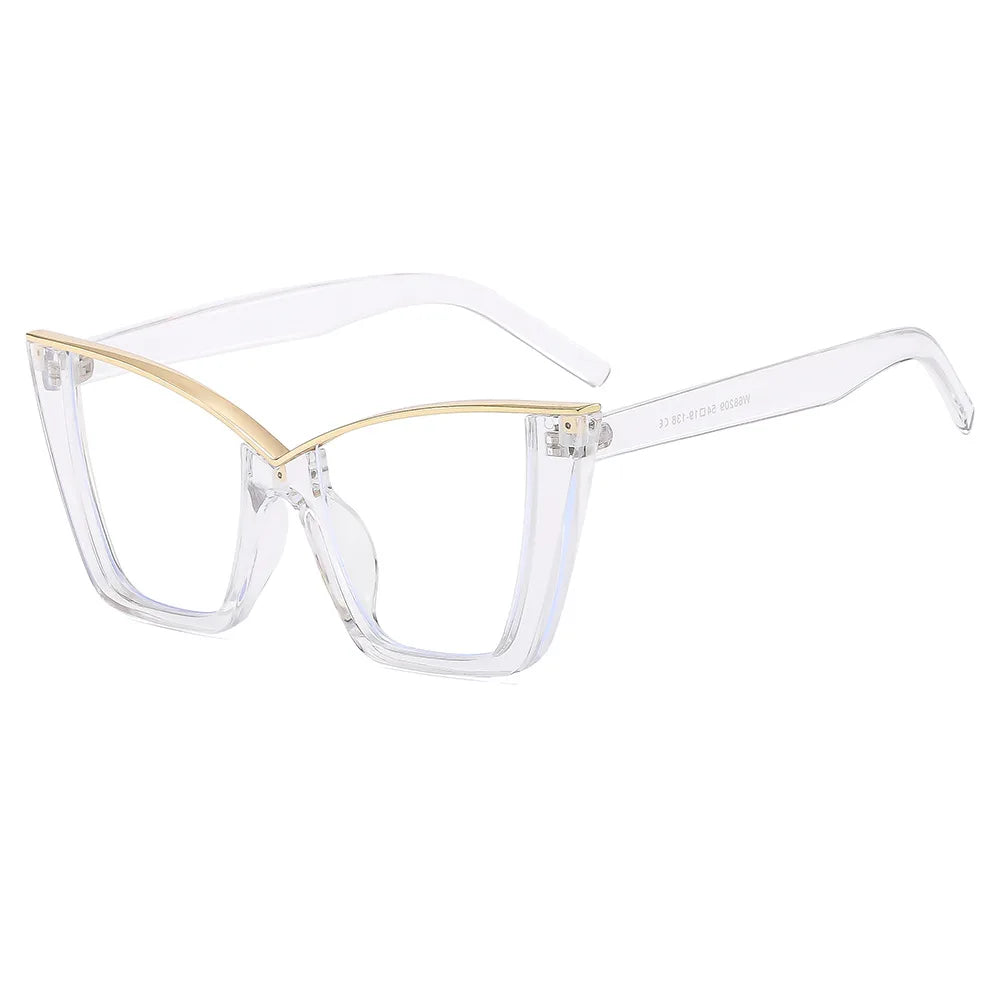 Chic Oversized Cat Eye Glasses | Stylish Blue Light Blocking Eyewear