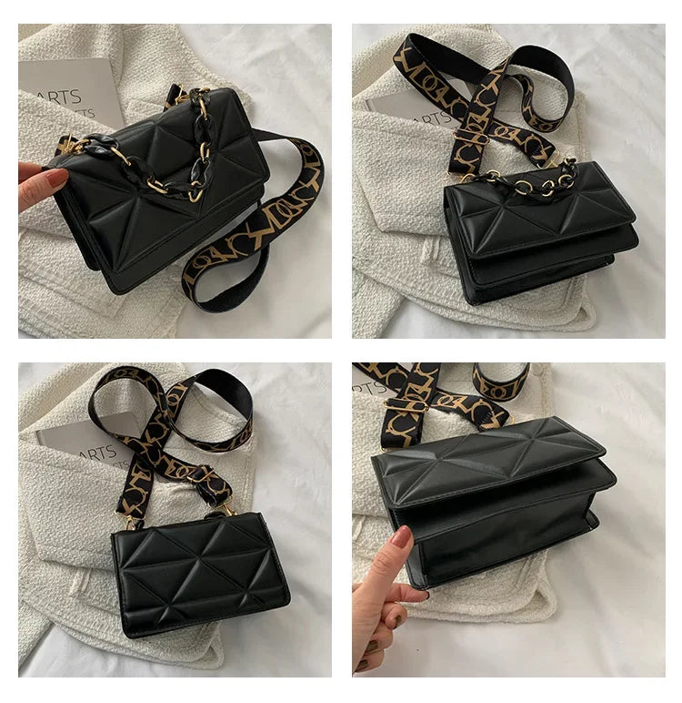 Bolso de hombro retro casual de moda para mujer | Amplio y elegante