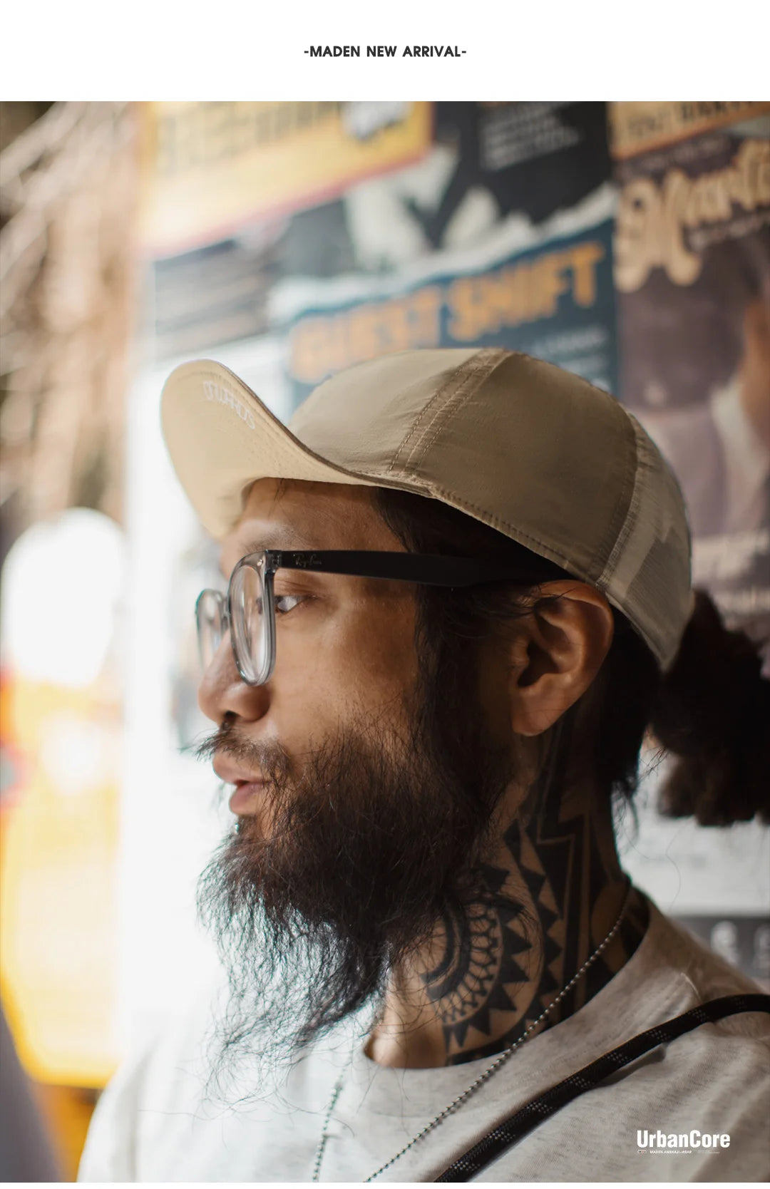 Men's Vintage Baseball Cap | Flat Brim & Adjustable Fit