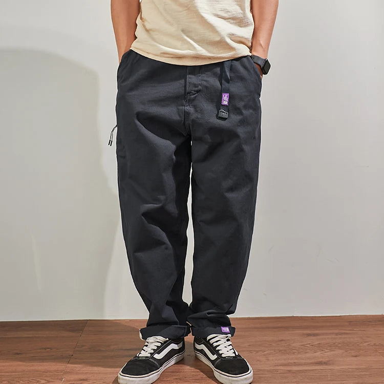 Men's Casual Tapered Cotton Cargo Pants | Stylish and Comfortable