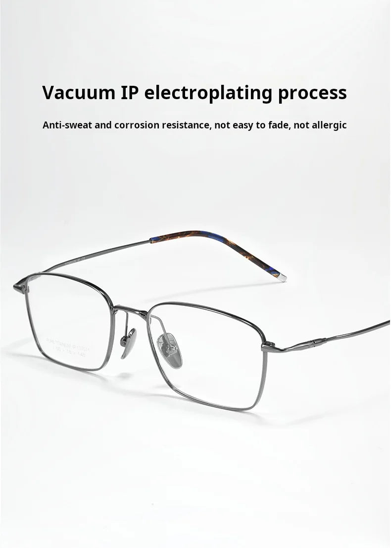 Stylish Titanium Prescription Glasses | Unisex Retro Eyewear