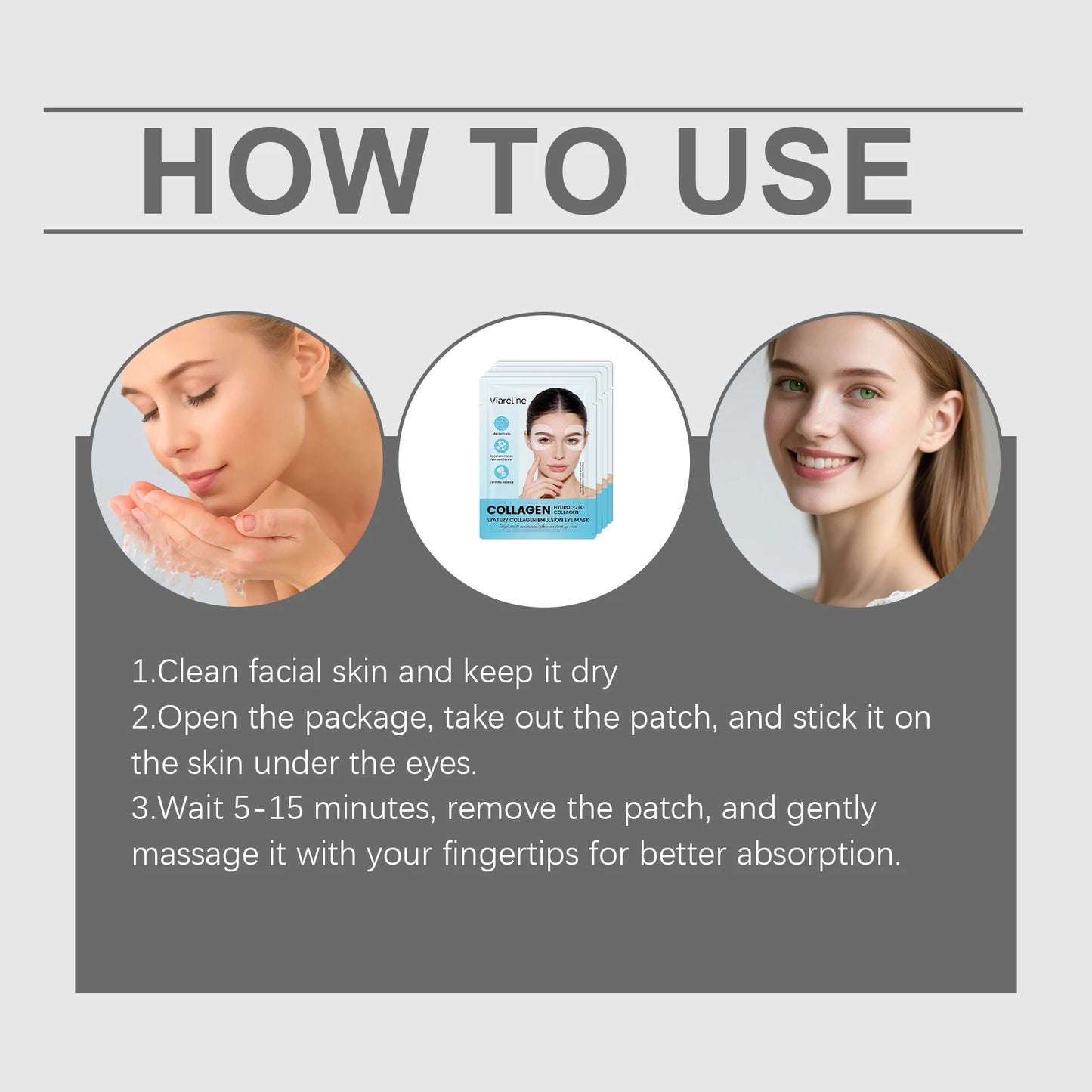 Collagen Eye Patches for Hydrated, Youthful Eye Contour Skin