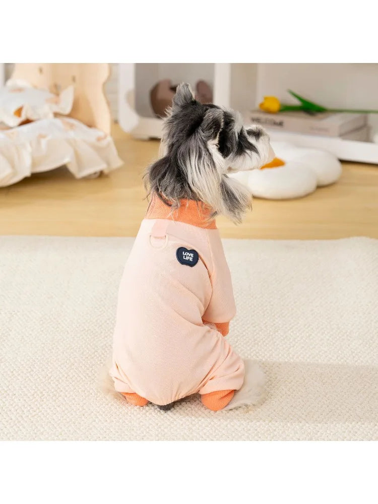 Pet clothing outdoor  dog four-legged outfit spring and summer new dog clothes cat spring and summer clothes for sun protection