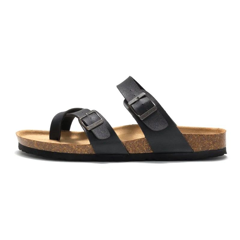 Summer Women's Cork Slippers | Trendy Casual Beach Footwear