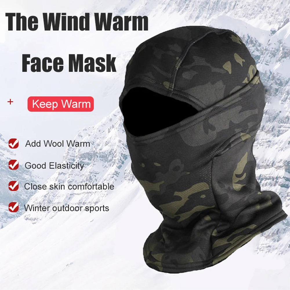 Unisex Camouflage Balaclava Mask | Warm Polar Fleece Winter Gear