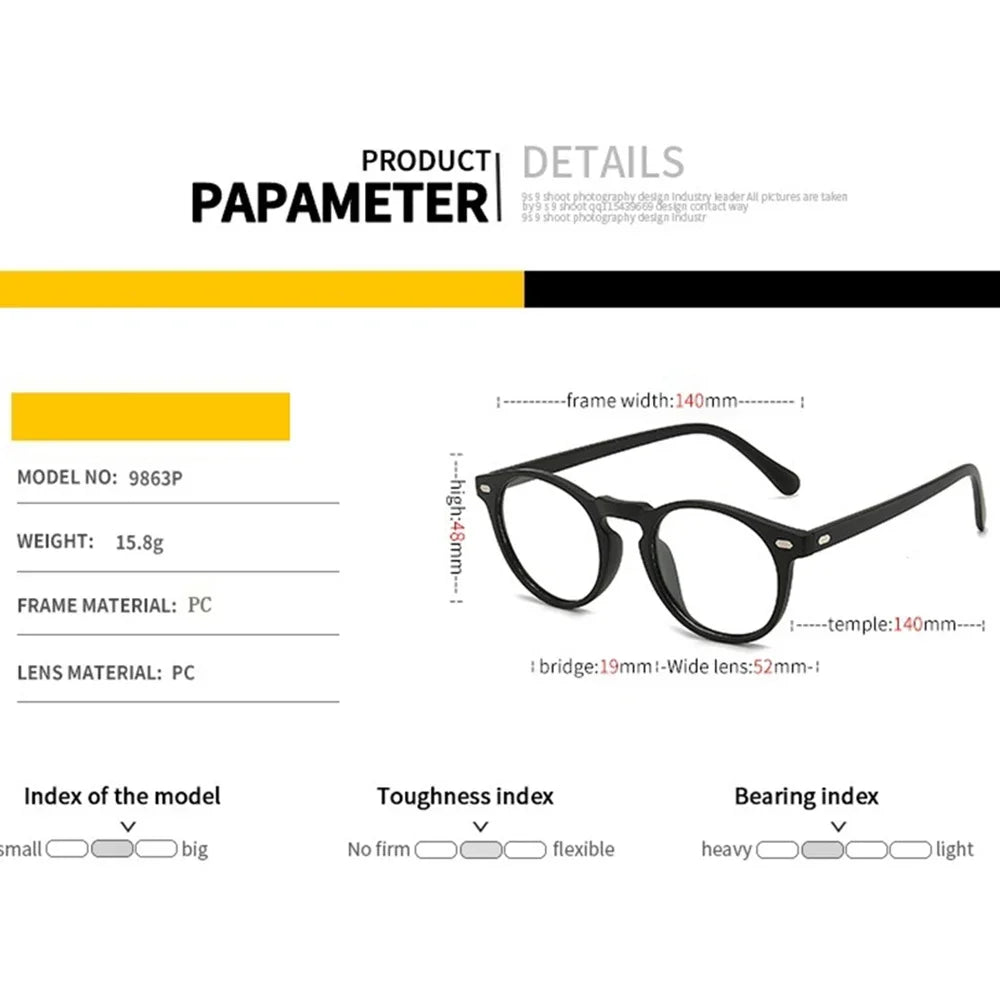 Classic Matte Black Transition Glasses | Blue Light Blocking Eyewear