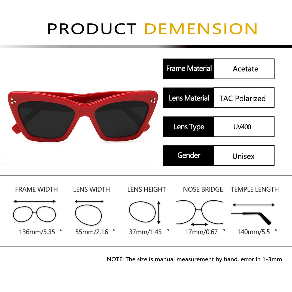 Trendy Cat Eye Sunglasses for Women | Stylish Polarized Shades