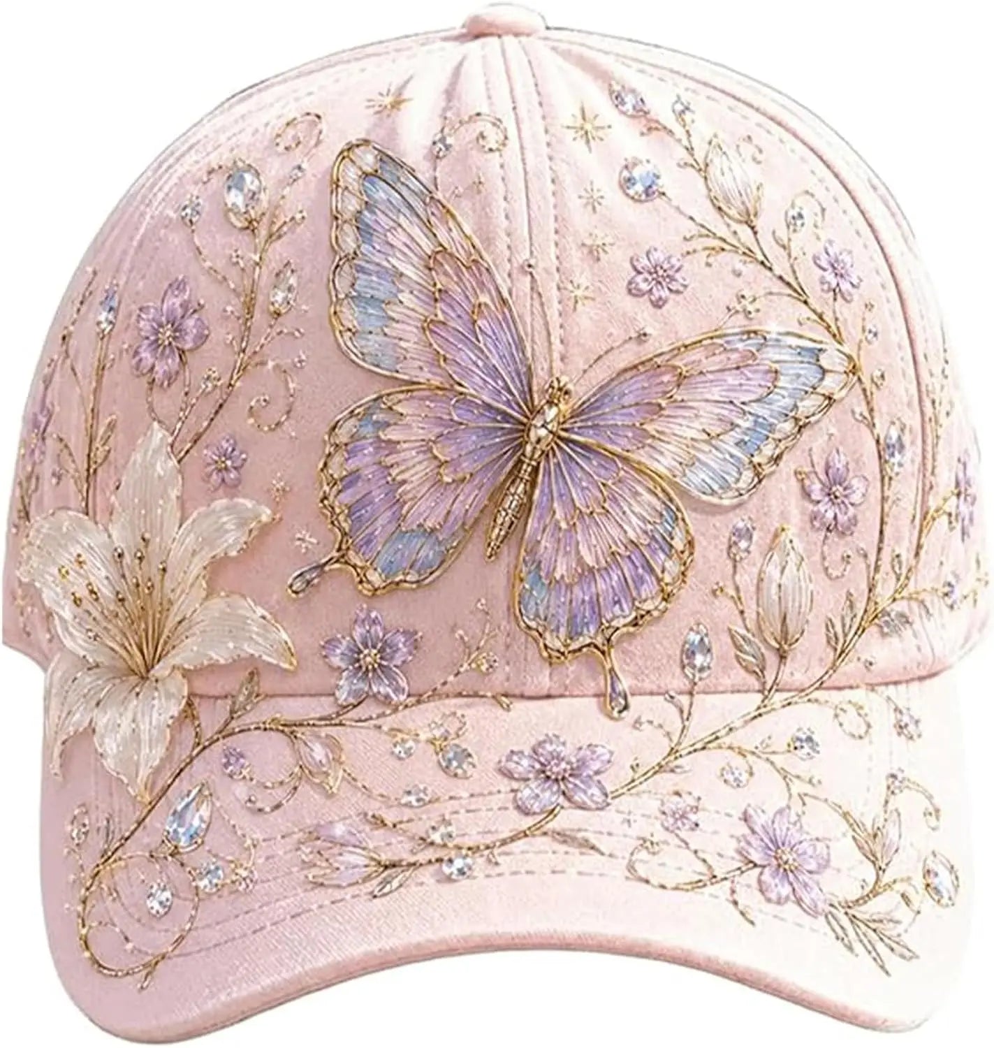 Limited Edition Garden Morning Cap | Adjustable Botanical Hat for Women