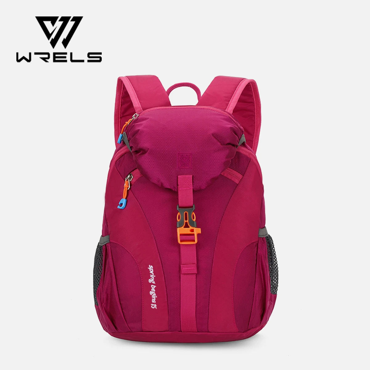 WRELS Outdoor Mountaineering Backpack Large Capacity Sports Backpack Waterproof Folding Schoolbag Ultra-light Cycling Traveling