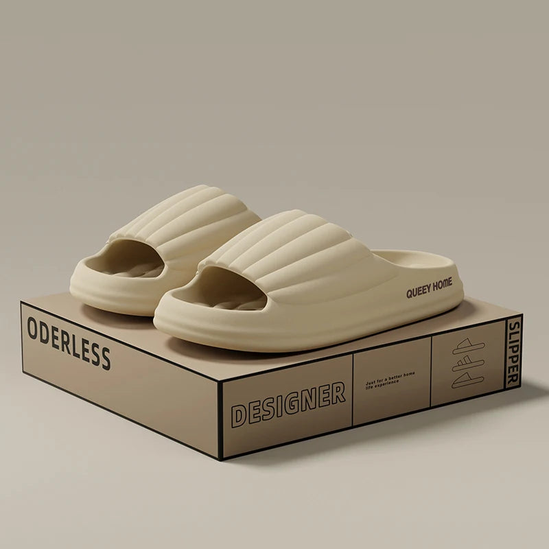 Stylish Women's Thick Sole Slippers | Cloud-Like Comfort