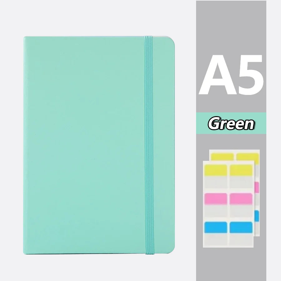 Premium A5 PU Notebook | 200 Pages for Students & Professionals