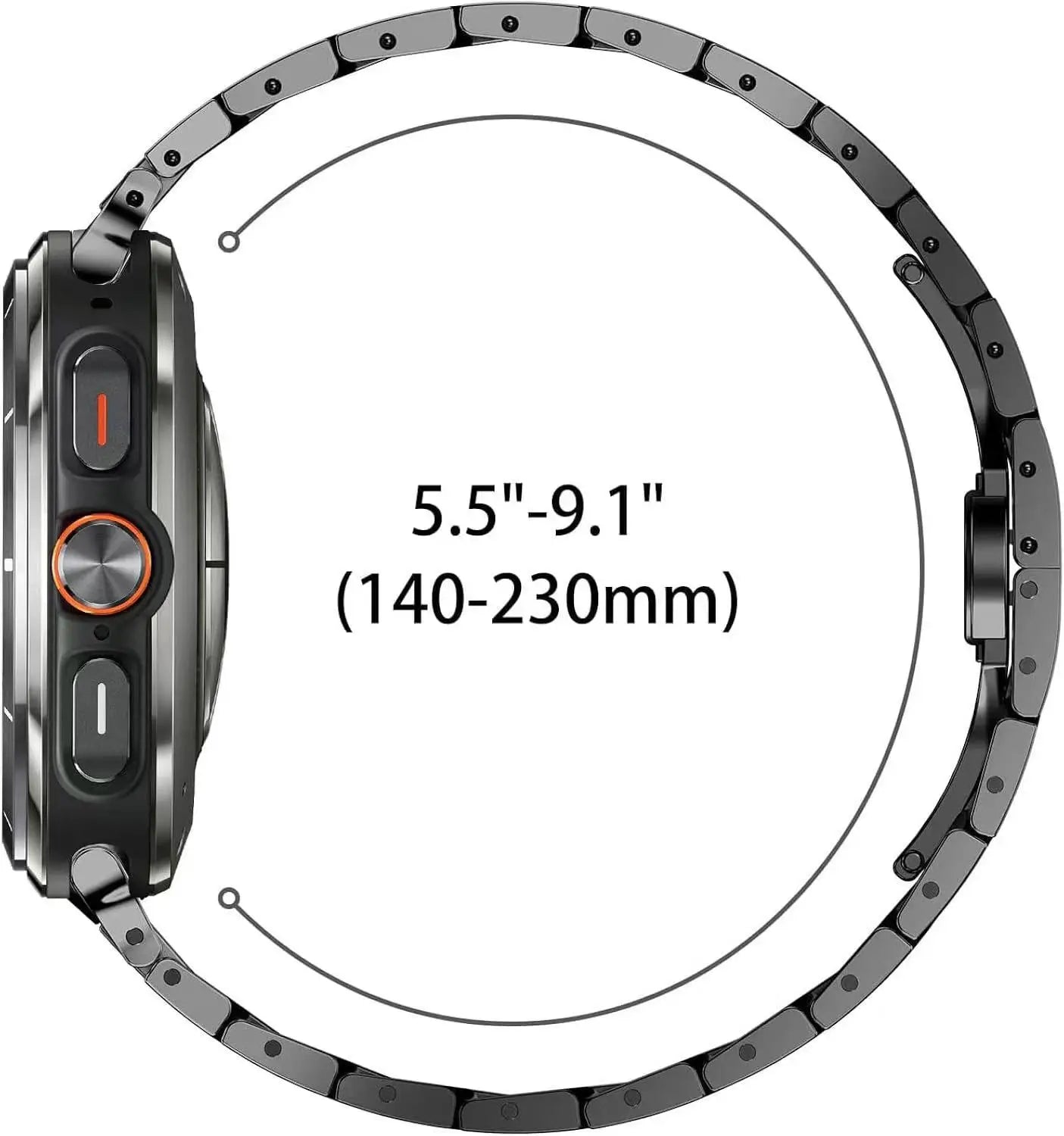 Luxury Titanium Band for Galaxy Watch Ultra 47mm | Metal Bracelet