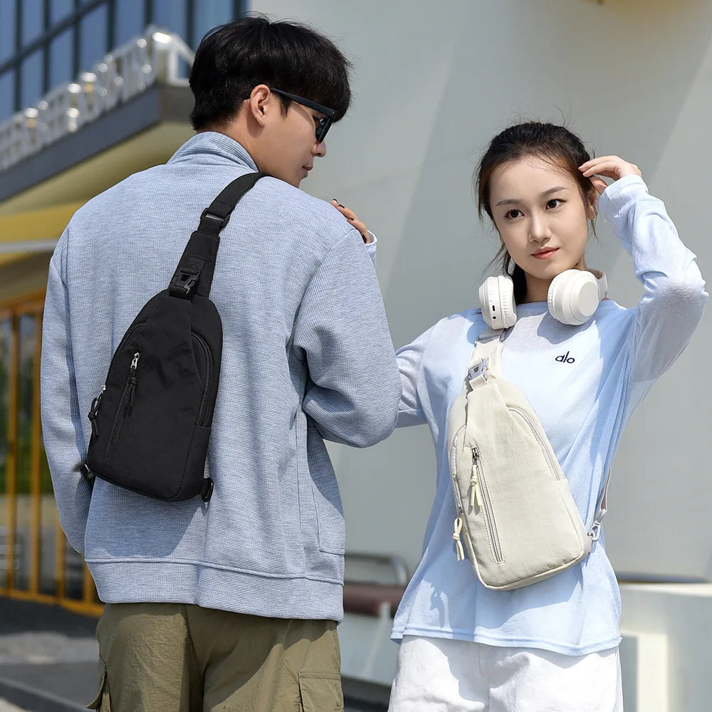 Stylish Anti-Splash Chest Bag for Men and Women | Trendy Travel Companion