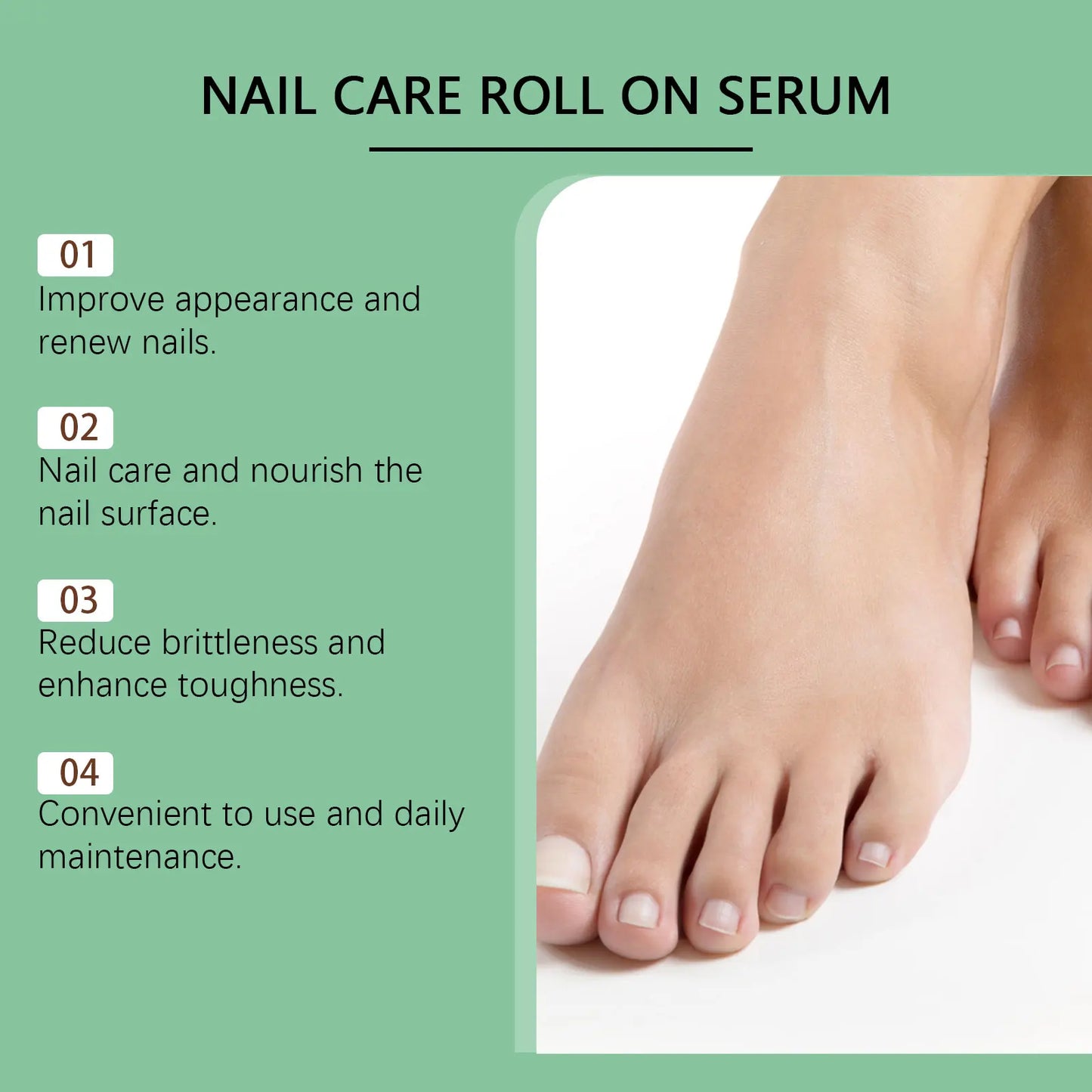 Nail Care Roller Serum | Fast-Absorbing Nail & Cuticle Treatment