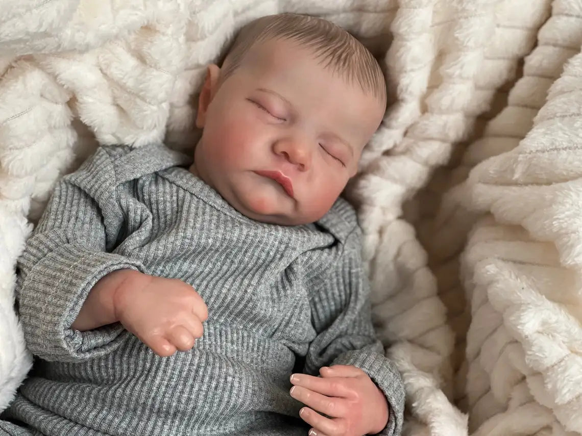 Muñeco Bebé Reborn Realista de 19 Pulgadas | Diseño de Silicona Suave