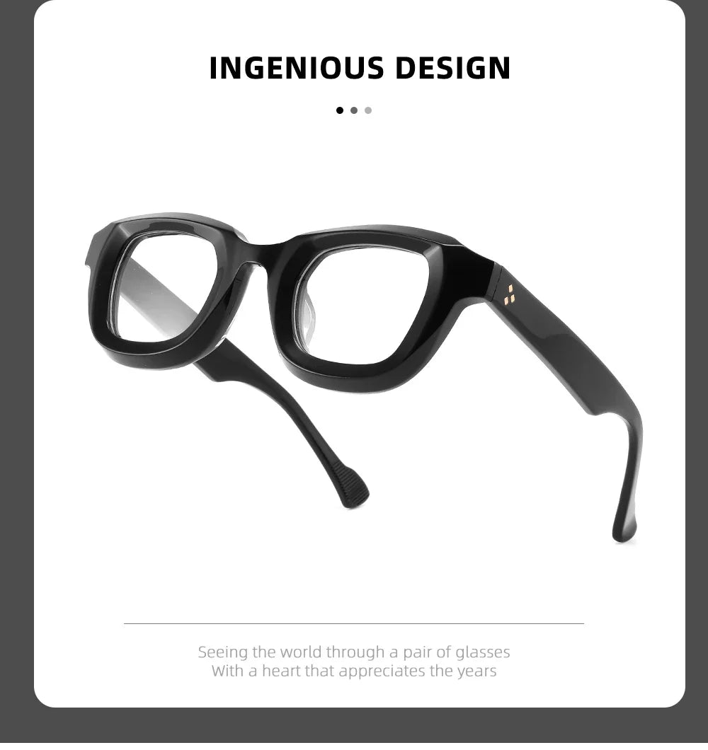 Vintage Luxury Acetate Glasses Frame | Stylish Eyewear for Everyone