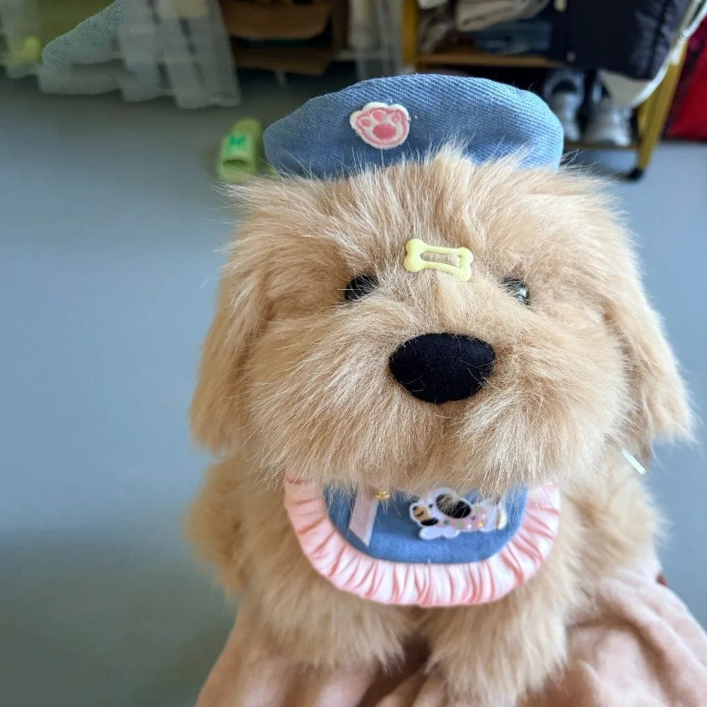 Cute Kawaii Puppy Plush Backpack | Soft Large Capacity Knapsack