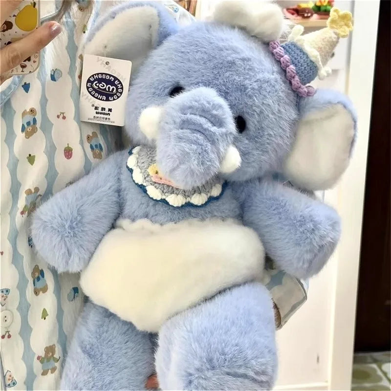Kawaii Cute Elephant Plush Toy | Soft Comfy Baby Doll