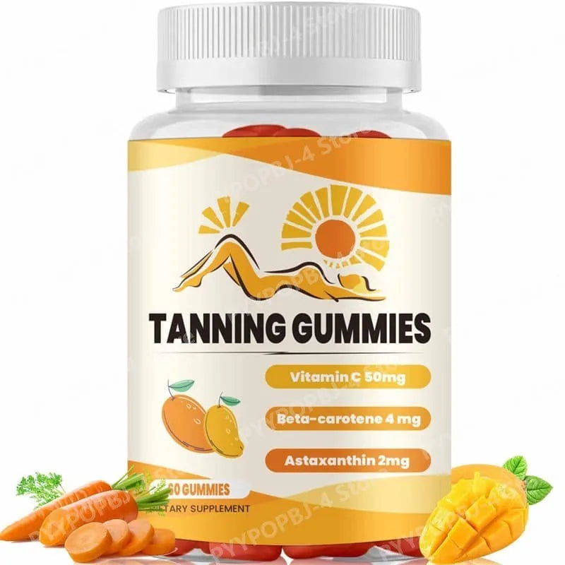 Tanning Gummies with Astaxanthin & Vitamin C for Healthy Skin