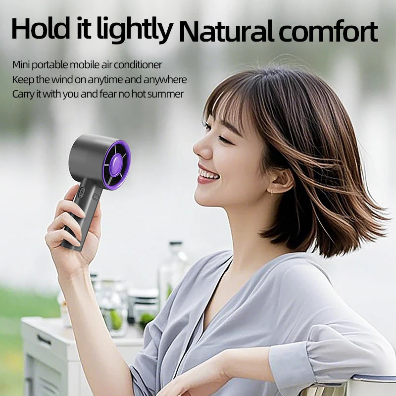Portable Mini Handheld Fan | USB Rechargeable Mute Travel Fan