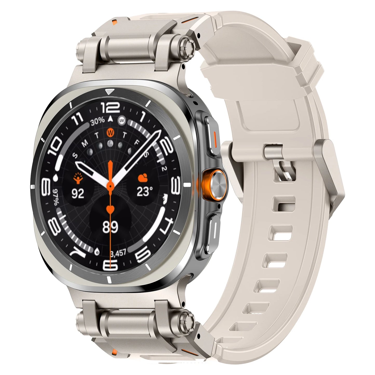 Luxury Rubber Strap for Galaxy Watches | Sporty & Comfortable Band